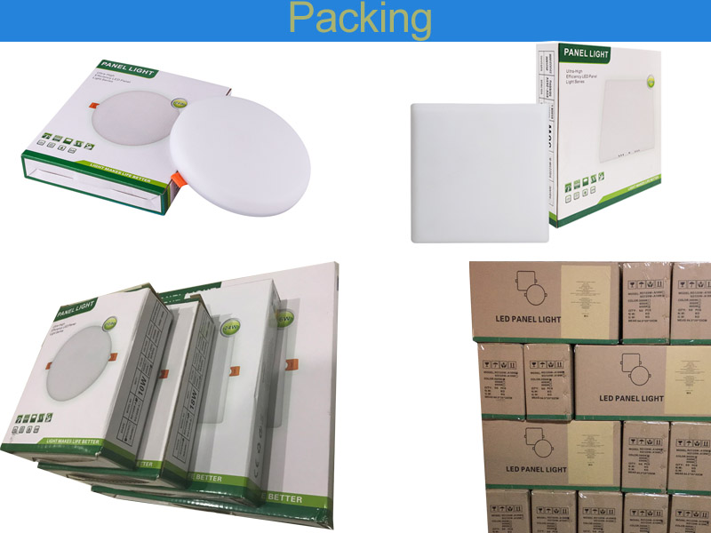 &ccedil;er&ccedil;evesiz led panel ışık &uuml;r&uuml;n ambalajı